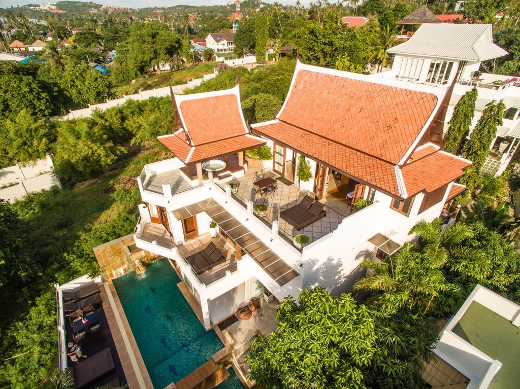 Thai Heritage Villa Melitta Bangrak Bohput, Beach, Pool, Seaviews, 6-Suite, Full Villa, Luxury, Aaa Location Koh Samui Exterior foto